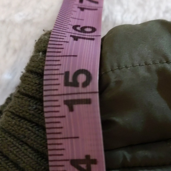 Athletic Works| Green Puffer Vest with Orange Top and Pockets - Picture 8 of 12